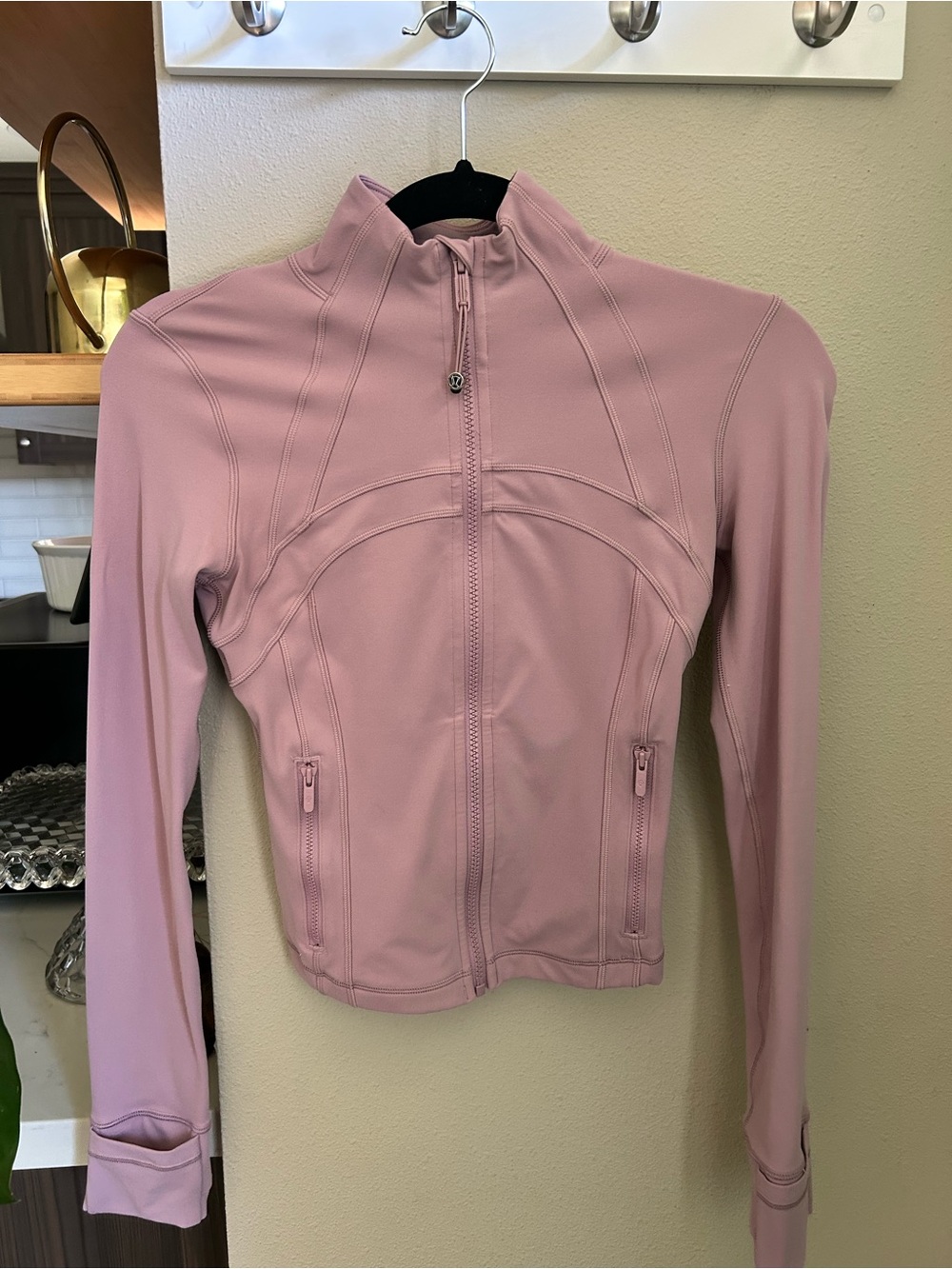 Lululemon Cropped Define Jacket Dusty Pink